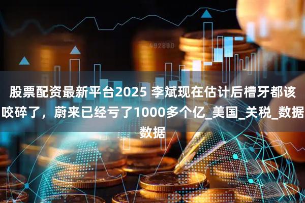 股票配资最新平台2025 李斌现在估计后槽牙都该咬碎了，蔚来已经亏了1000多个亿_美国_关税_数据